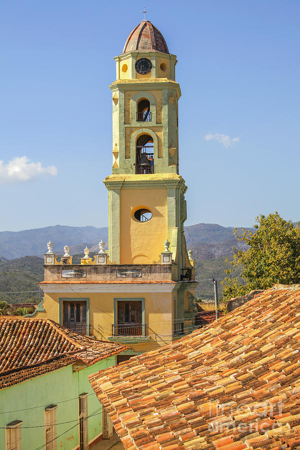 Bell tower of church in Cuba Photograph by Patricia Hofmeester