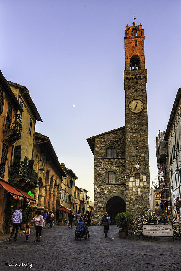 Bell Tower of Montalcino Photograph by Fran Gallogly