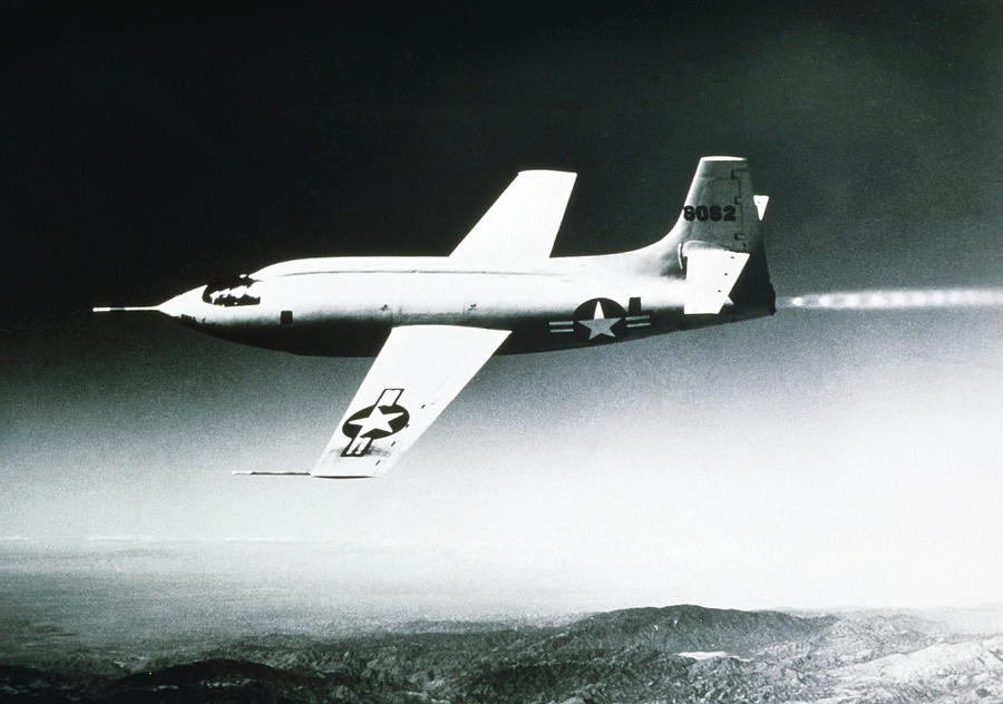 Bell X-1 In Flight Photograph by Nasa/science Photo Library