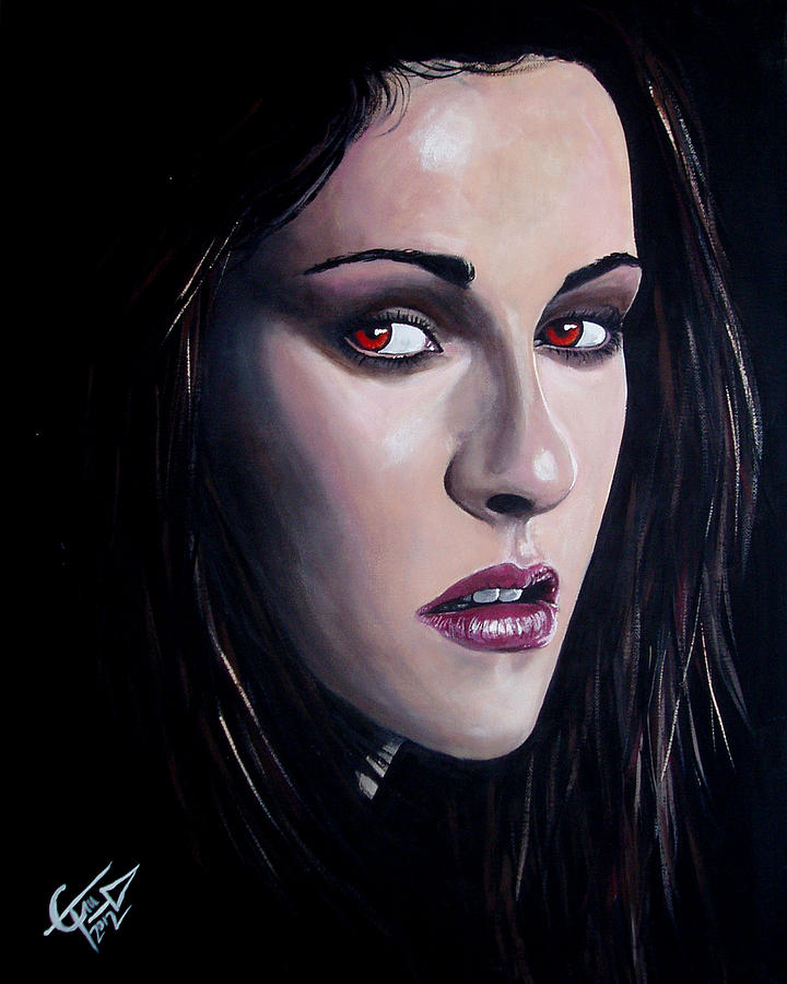 Bella Swan - Kristen Stewart Painting by Tom Carlton