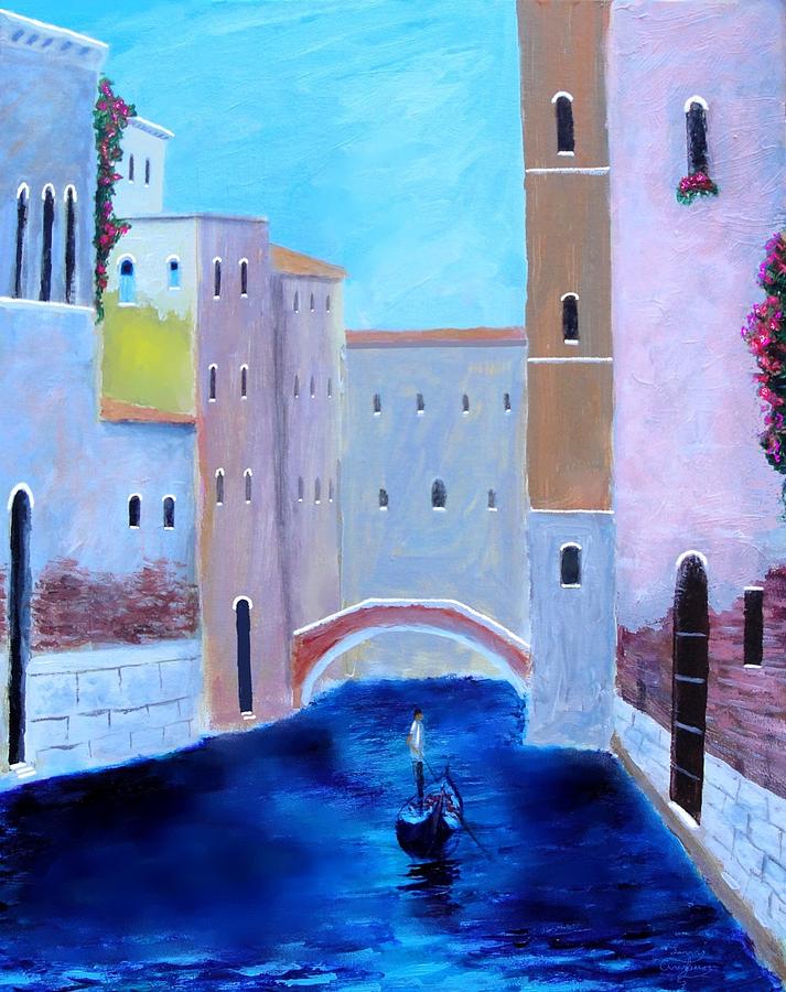 Bella Venezia Painting by Larry Cirigliano