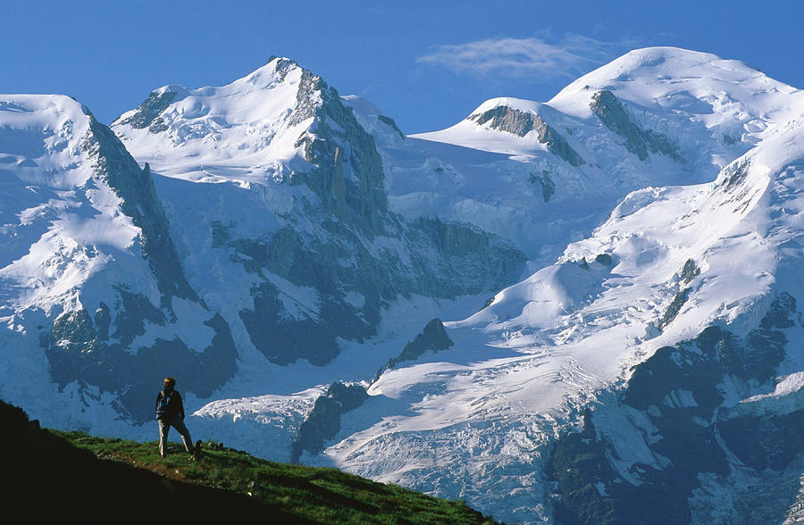 Bellachat View Of Mt Blanc Photograph by John Elk