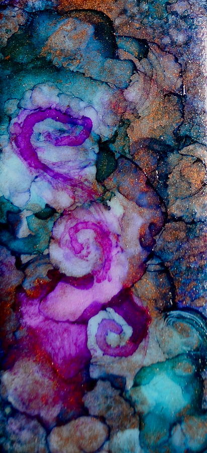 Abstract Painting - Belladonna by Beverley Harper Tinsley