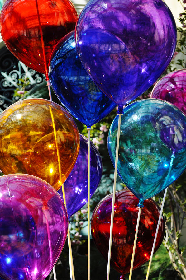Bellagio Conservatory Balloons Photograph by Kyle Hanson