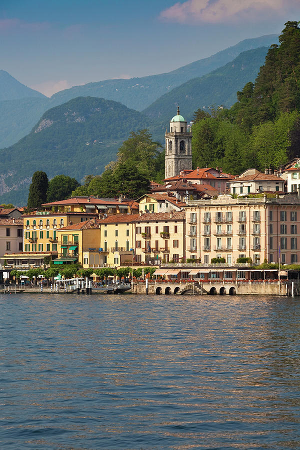 Bellagio I, Lake Como, Lombardy, Italy Lumbar Pillow