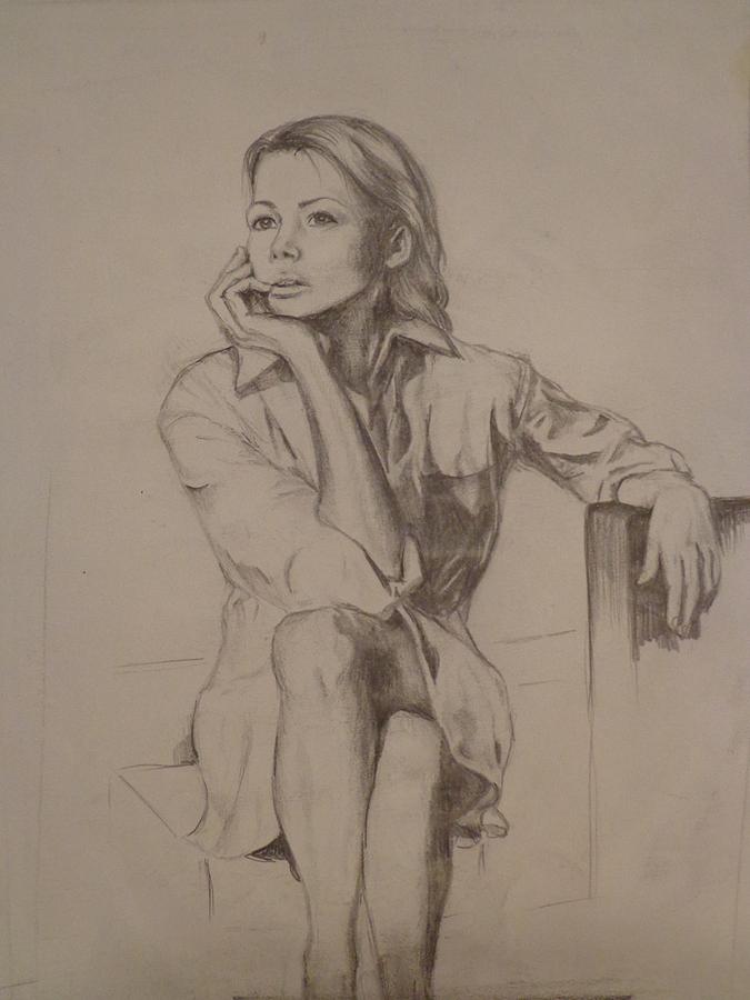 Belle Femme Drawing by Chelsea Simunek - Fine Art America