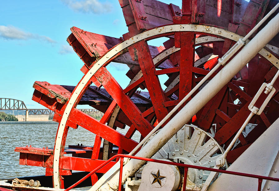 Belle of Louisville Paddlewheel 2 Photograph by Greg Jackson