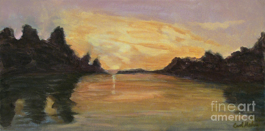 Belle River II Painting by Carol Oufnac Mahan