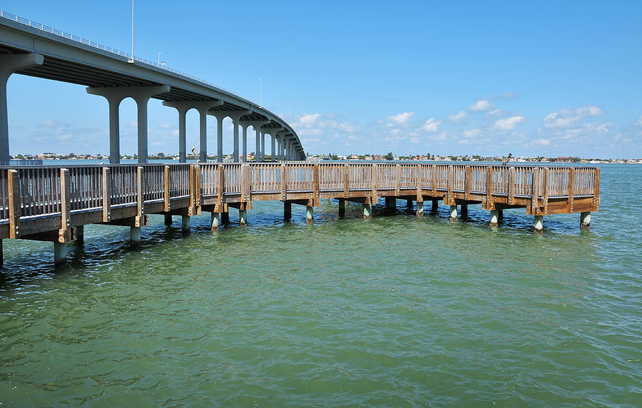 Belleair Causeway Pier Photograph by Rebecca Brittain - Fine Art America