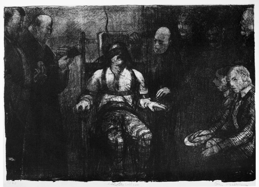 Bellows Execution, 1925 Drawing by Bellows Fine Art America
