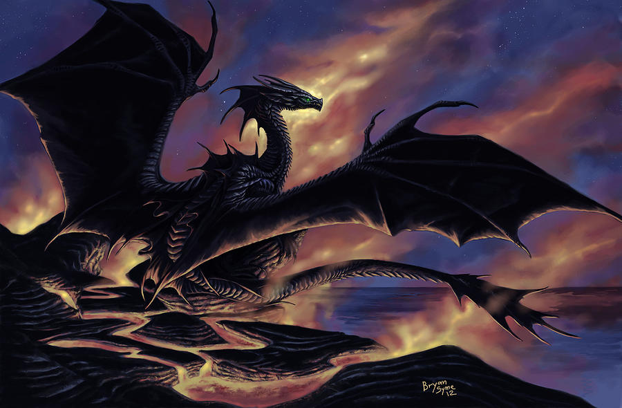 Dragon Digital Art - Bellrath by Bryan Syme