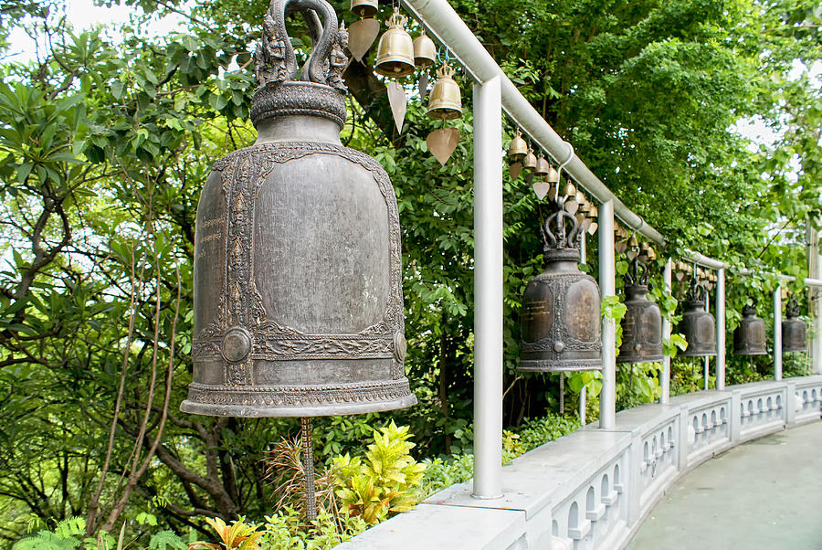 Bells at The Mound in Bangkok Digital Art by Carol Ailles