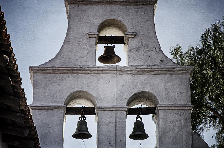 San Diego Photograph - Bells of Mission San Diego Too by Joan Carroll