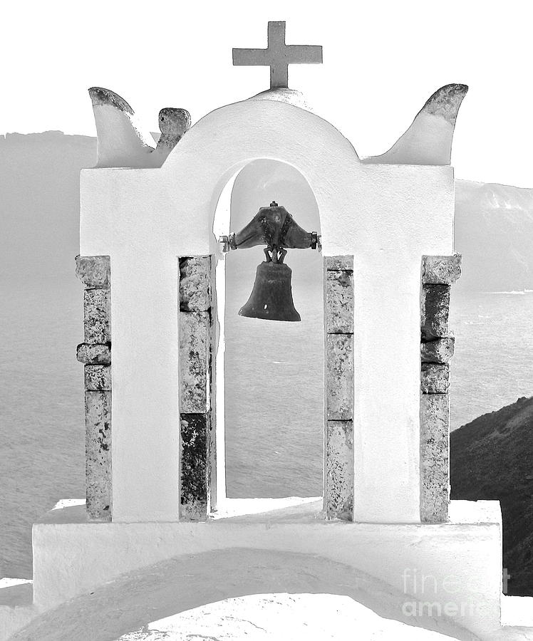Bells of Santorini  Photograph by Suzanne Oesterling
