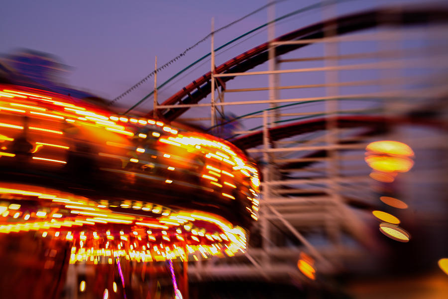 Did I dream it Belmont Park Rollercoaster Photograph by Scott Campbell