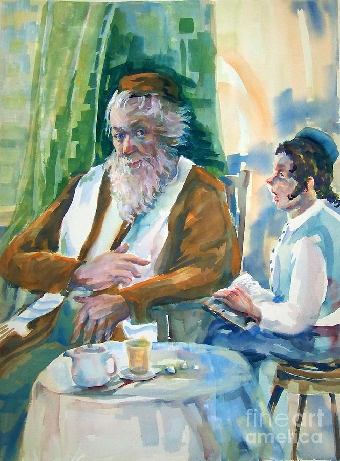 Tea Painting - Beloved Teacher by Shirl Solomon