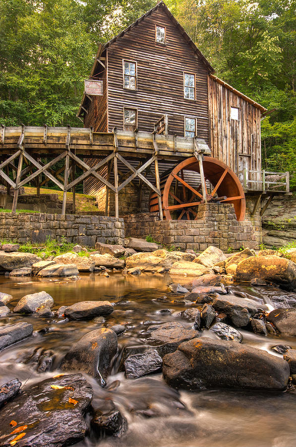 Nature Photograph - Below the Old Mill by Gregory Ballos