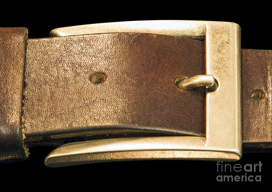 Clothing Photograph - Belt buckle by Sinisa Botas