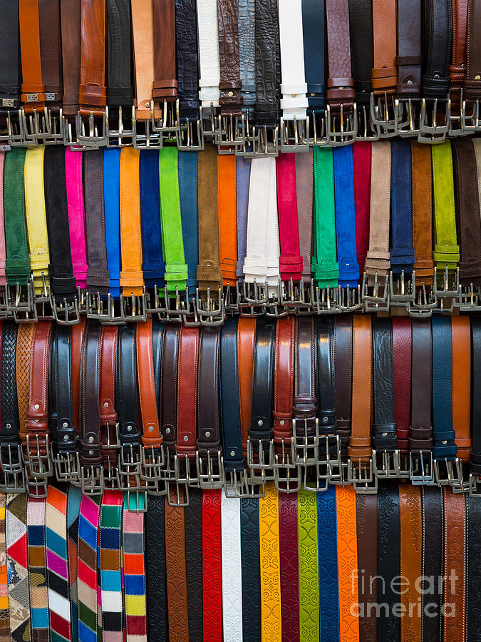 Belts Galore Photograph by Inge Johnsson