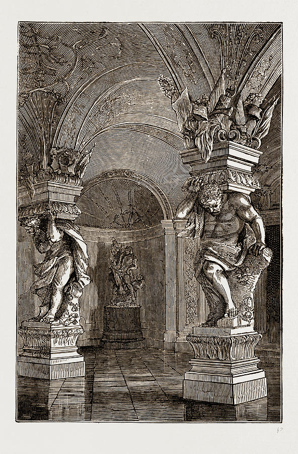 Belvedere Gallery, Vienna Engraving 1873 Drawing by Litz Collection ...