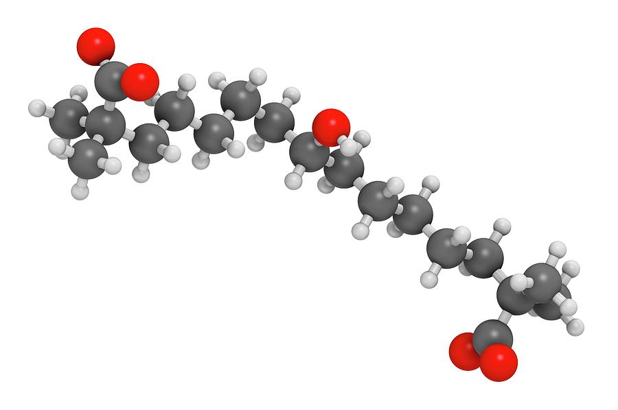 Bempedoic Acid Hypercholesterolemia Drug Molecule Photograph by Molekuul/science Photo Library