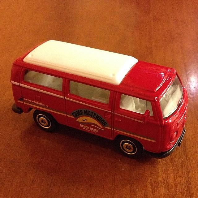 Ben Earned A Matchbox Vw T-2 Bus For Photograph by Simon Prickett