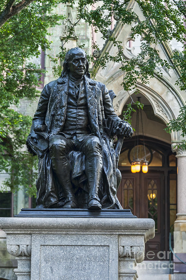 Ben Franklin at U of P Photograph by John Greim - Fine Art America