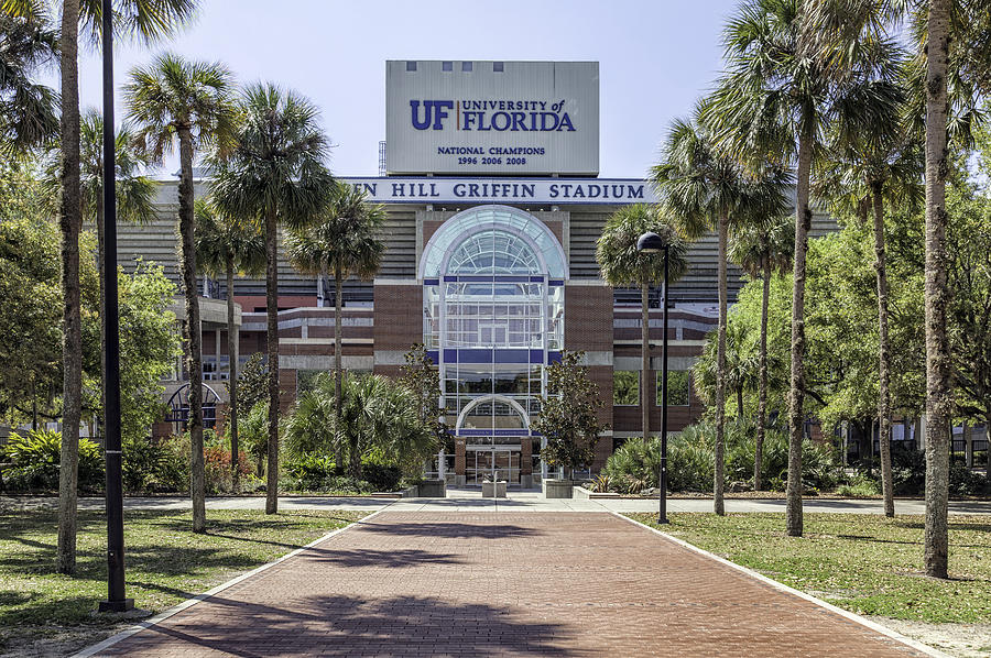 Ben Hill Griffin Stadium North Entrance Photograph by Lynn Palmer ...