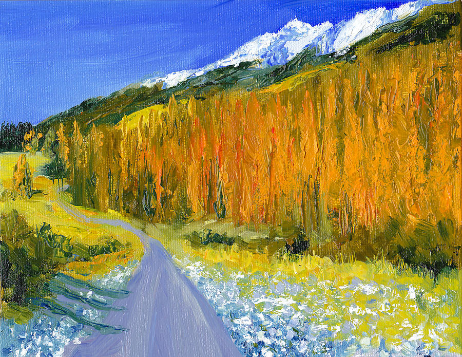 Ben Ohau mountain range in New Zealand Painting by Dai Wynn