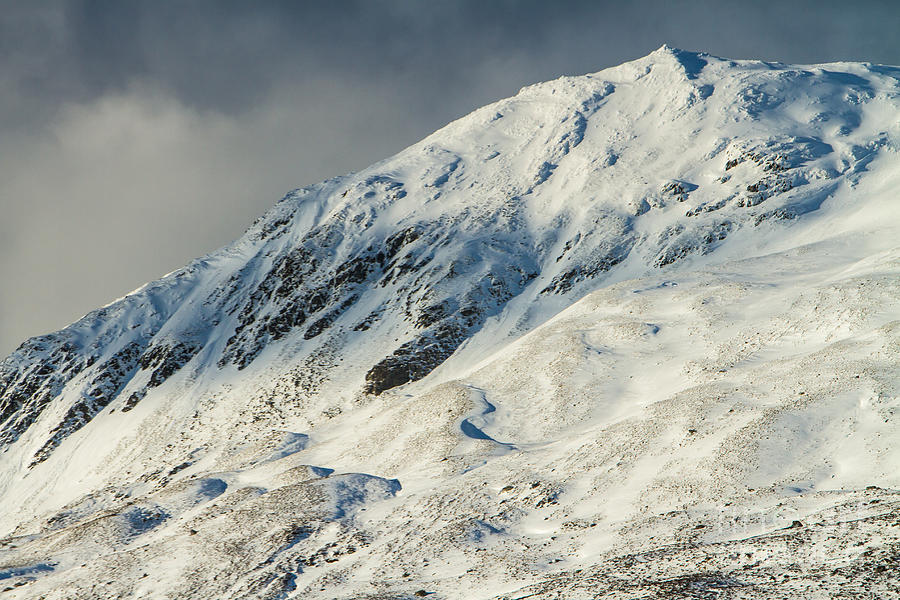 Nature Photograph - Ben Vrackie in winter Scotland by Gabor Pozsgai