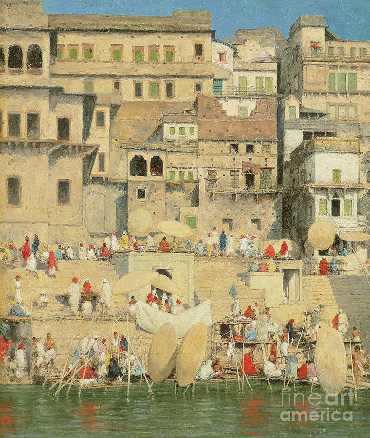 City Painting - Benares by Mortimer Ludington Menpes