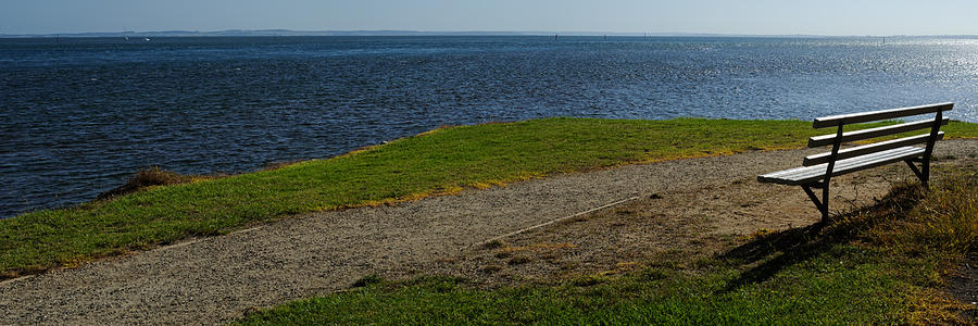 Bench at Western Port Photograph by View Factor Images - Fine Art America