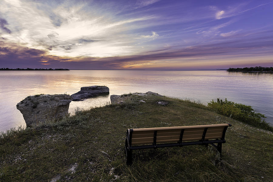 Bench in paradise Photograph by Nebojsa Novakovic