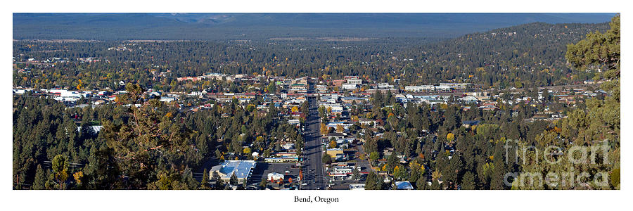 Bend Photograph - Bend Oregon from Pilot Butte by Twenty Two North Photography