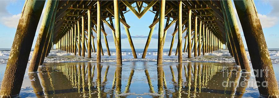 Beneath The Pier Photograph by Kathy Baccari
