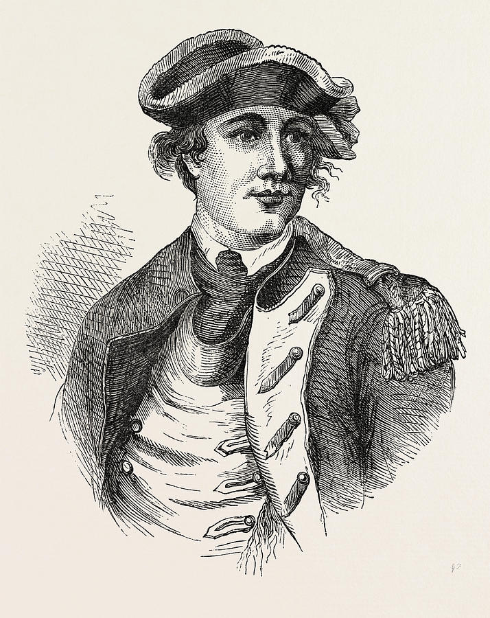 Vintage Drawing - Benedict Arnold Was A General During The American by English School