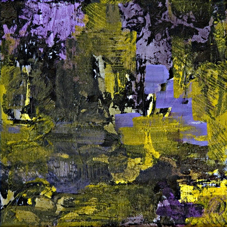 Abstract Painting - Beneficial Bees 1 of 2  by Jacqueline Milner