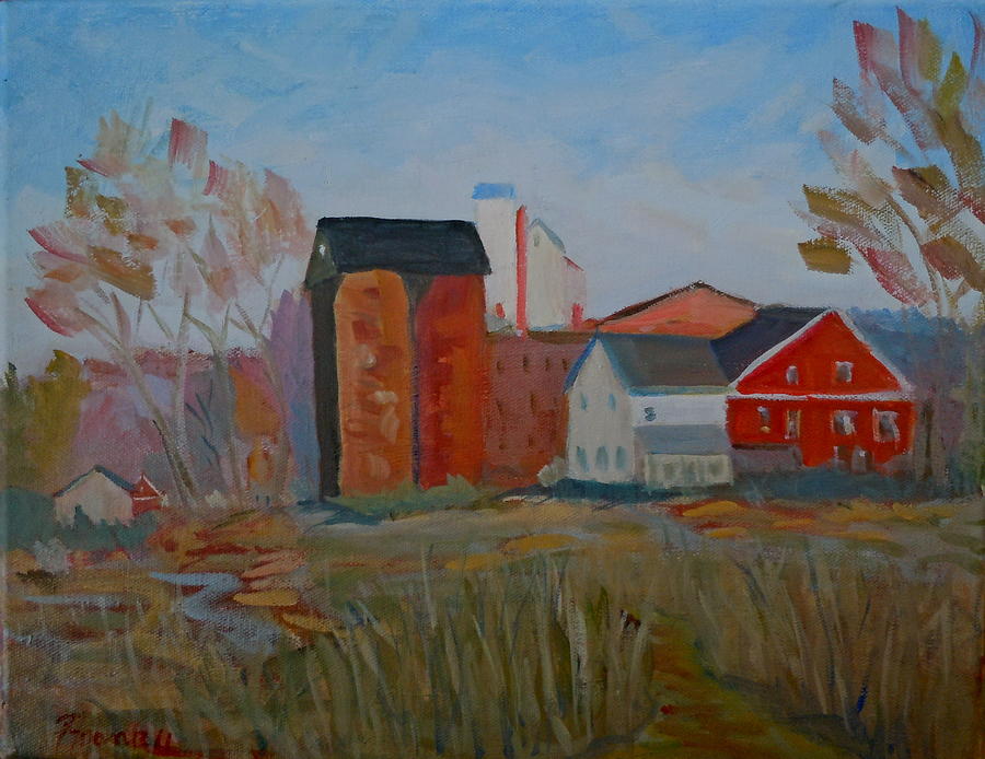 Benfields Mill Painting by Francine Frank