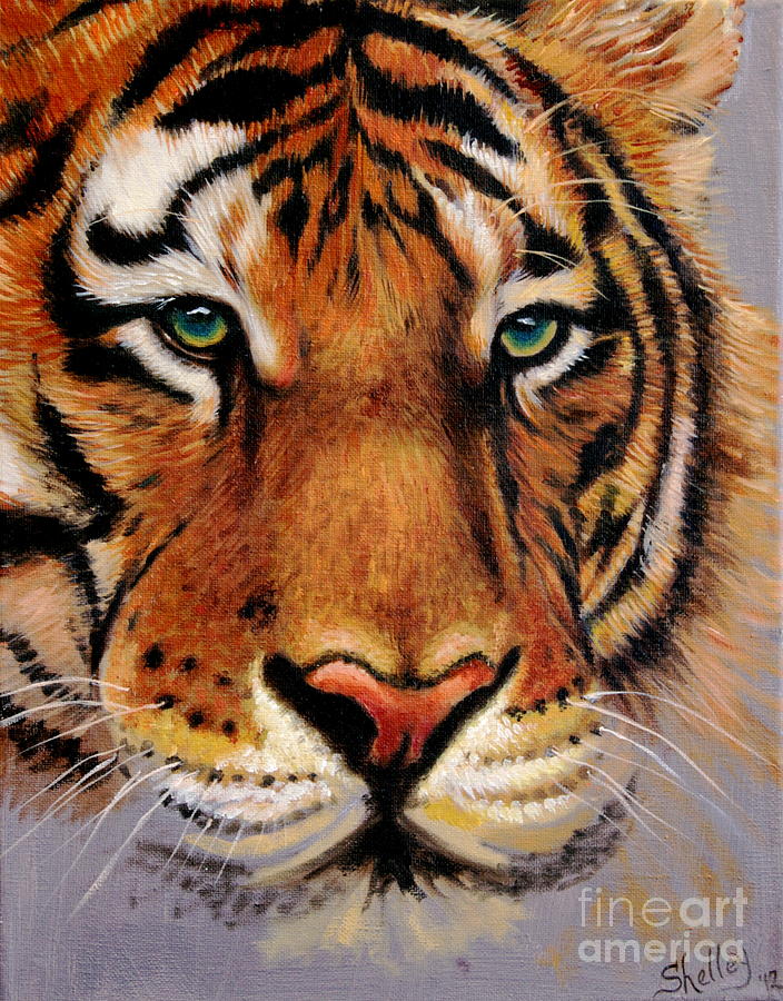 Bengal Tiger Painting by Shelley Phillips