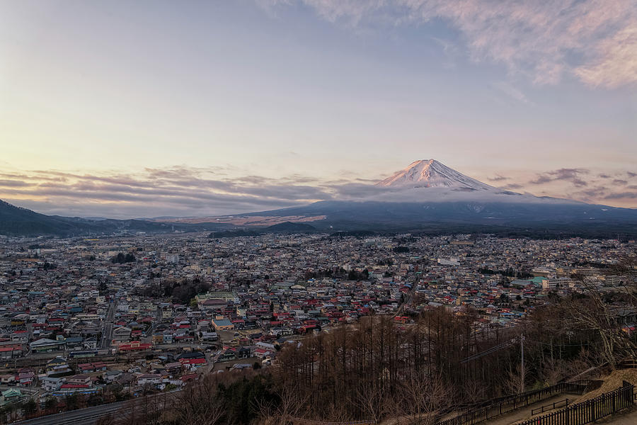 Beni Fuji From Fujiyoshida Photograph by Yuga Kurita