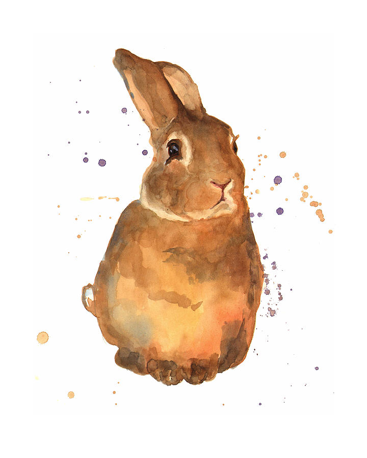 Bunny Painting - Benjamin Bunny by Alison Fennell