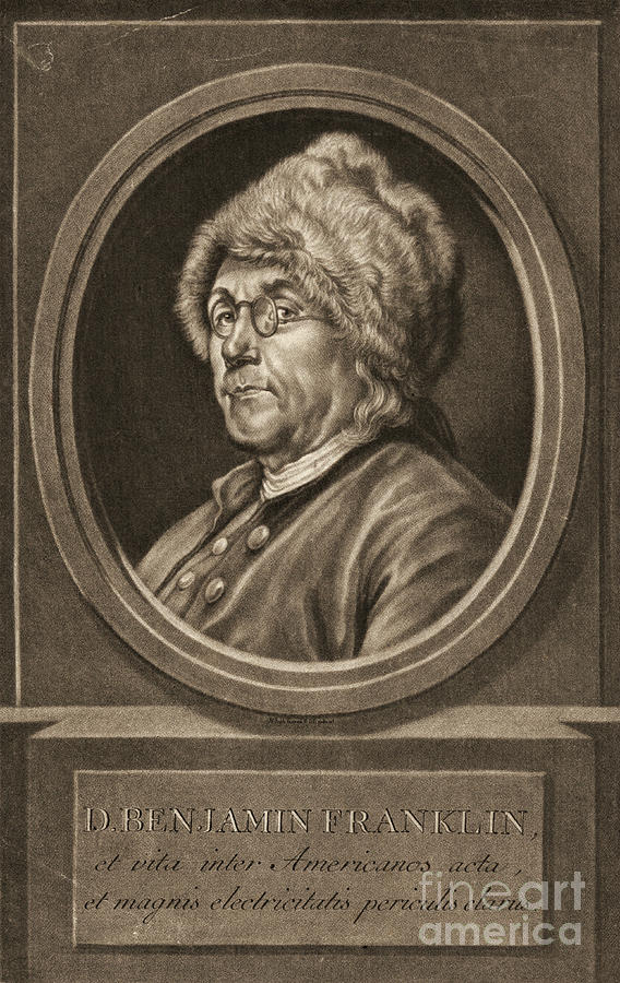 Benjamin Franklin 1780 Photograph by Padre Art