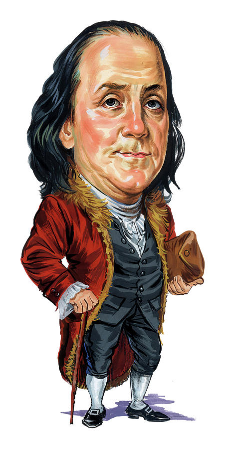 Benjamin Franklin Painting - Benjamin Franklin by Art  