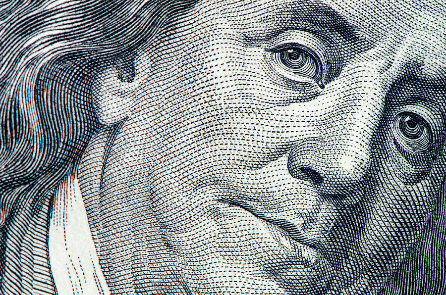 Benjamin Franklin portrait Photograph by Yorkfoto