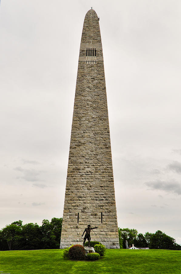 Bennington Monument Photograph by Mitchell R Grosky