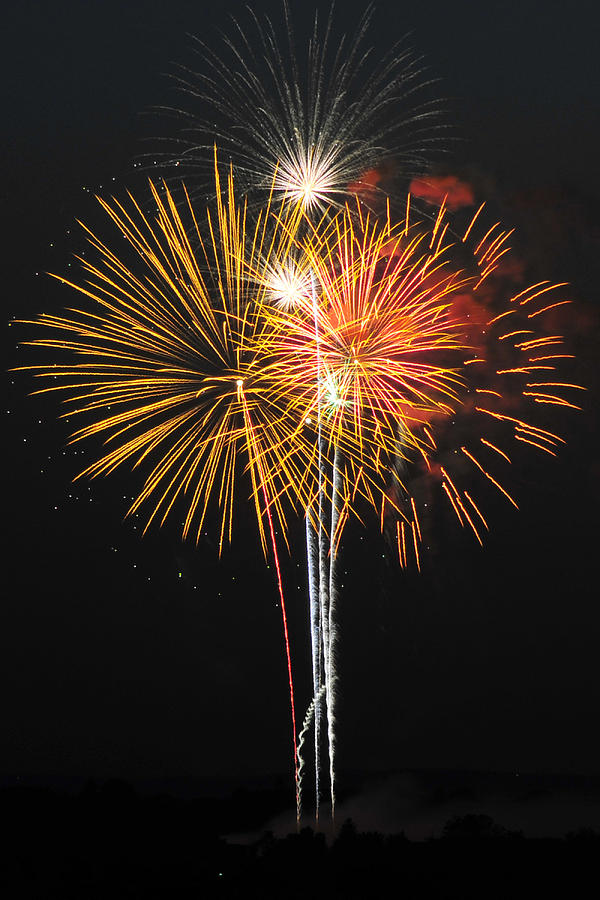 Bent Creek Fireworks 2 Photograph by Dan Myers