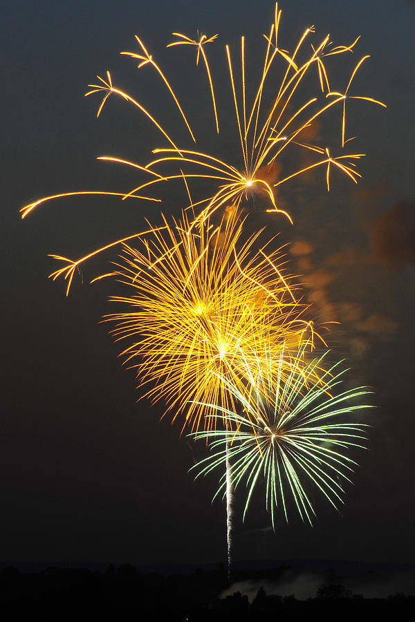 Bent Creek Fireworks 4 Photograph by Dan Myers