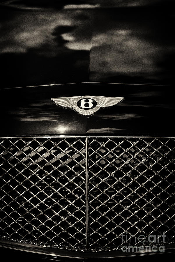 Bentley Continental GT Sepia Photograph by Tim Gainey
