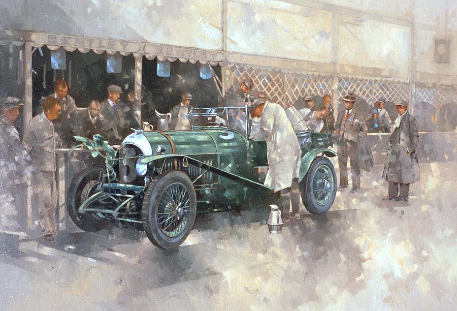 Vintage Painting - Bentley Old Number 7 by Peter Miller