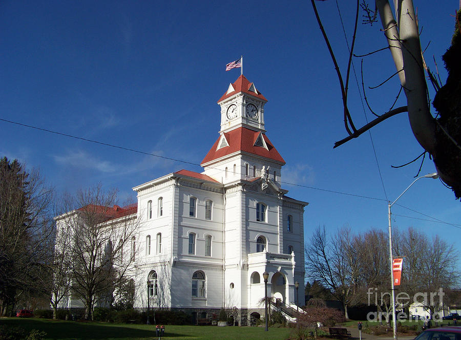 Benton County Oregon Courthouse Photograph by Charles Robinson
